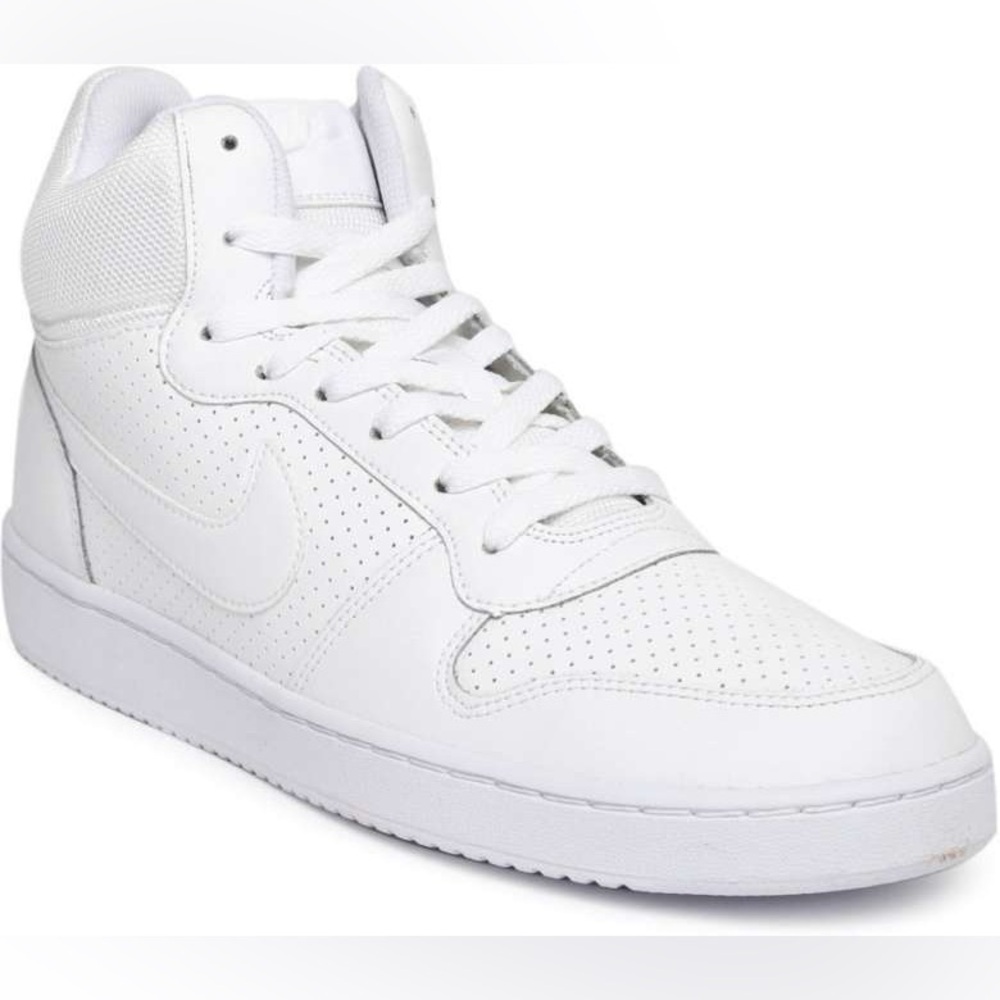 Nike Court Borough mid high tops sneakers in white